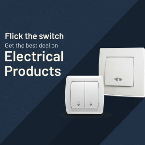 Flick The Switch Electrical Products Deal Promotional Banner For Threads