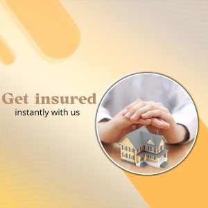 Instant Home Insurance Promotion Graphic For LinkedIn