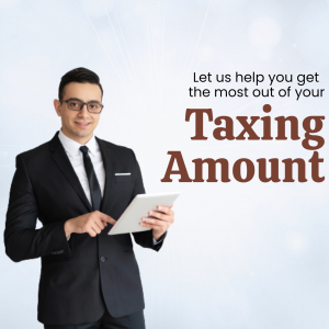 Professional Tax Advisory Services Banner For X