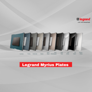 Legrand Myrius Electrical Switch Plates Range Advertisement For Telegram
