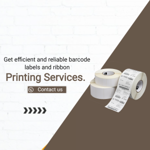 Professional Barcode Label Printing Services Poster For Google Business Profile