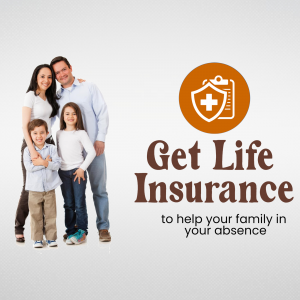 Family Life Insurance Protection Flyer For WhatsApp