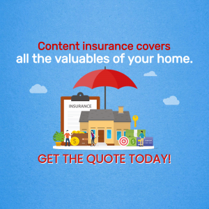 Home Content Insurance Quote Business Poster For Google Business Profile