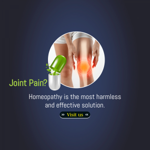 Homeopathic Joint Pain Relief Poster For Threads