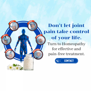 Homeopathic Joint Pain Treatment Artwork For LinkedIn