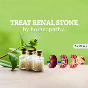 Homeopathic Renal Stone Treatment Creative Design For WhatsApp