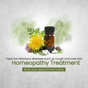 Homeopathy Treatment For Cold And Cough Banner For Telegram
