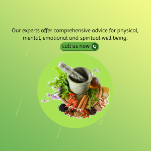 Comprehensive Wellness Advice Flyer For Threads
