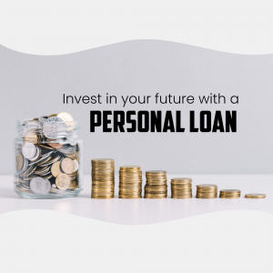 Invest In Your Future With A Personal Loan Artwork For LinkedIn