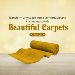 Beautiful Carpets Promotional Ad Marketing Image For X