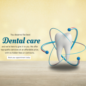 Dental Care Services Promotion Marketing Image For Pinterest