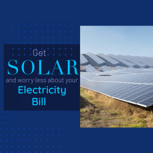 Solar Energy Savings Image For Instagram