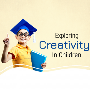 Exploring Creativity In Children Business Poster For X