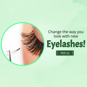 Eyelash Extension Promotional Post Flyer For WhatsApp