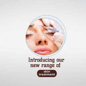 New Skin Treatment Services Branding Post For WhatsApp