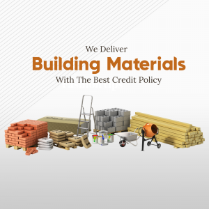 Building Materials Delivery Services Flyer For Pinterest