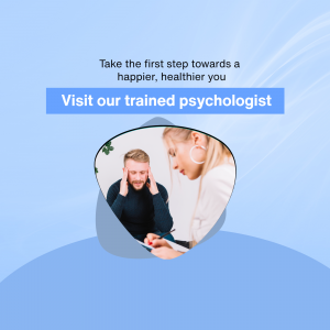 Visit Our Trained Psychologist For Mental Health Support Branding Post For Threads