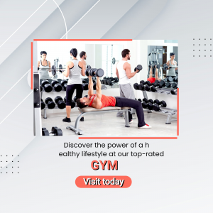 Top-Rated Gym Fitness Promotion Flyer For X