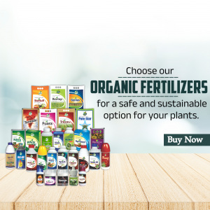 Organic Fertilizer Plant Care Solutions Promotional Banner For X