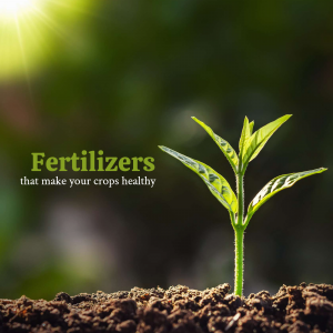 Healthy Crop Fertilizer Growth Promotional Banner For Telegram