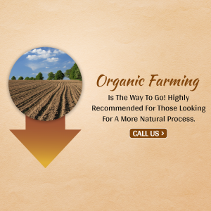 Organic Farming Promotion Graphic Promotional Banner For Instagram