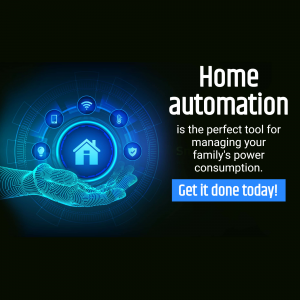 Smart Home Automation For Energy Efficiency Marketing Image For LinkedIn