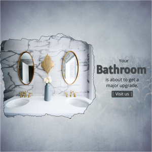 Modern Luxury Bathroom Renovation Promotion Image For Threads