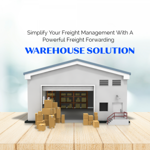 Freight Forwarding Warehouse Solution Advertisement For Twitter