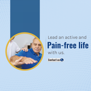 Physiotherapy Service Promotion Business Poster For LinkedIn