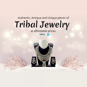 Authentic Tribal Jewelry Collection Poster For Twitter