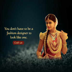 Elegant Traditional Jewelry Advertisement Social Media Post For WhatsApp