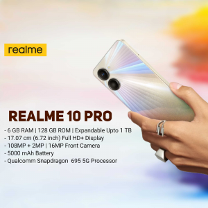 Realme 10 Pro Smartphone Features Business Poster For Threads