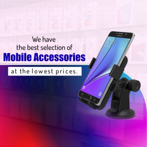 Premium Mobile Accessories Sale Artwork For Telegram
