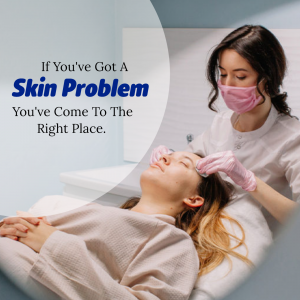 Professional Skin Care Treatment Business Poster For LinkedIn
