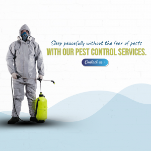 Professional Pest Control Services Business Poster For LinkedIn
