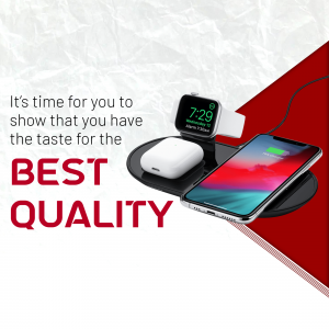 3-in-1 Wireless Charging Station For Apple Devices Poster For Telegram