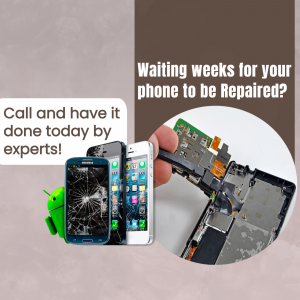 Same-Day Smartphone Repair Services Flyer For X