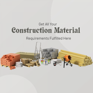 One-Stop Construction Material Shop Graphic For Instagram
