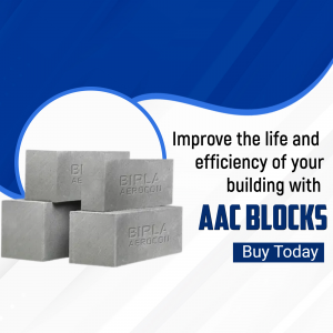 Bipla Aerocon AAC Blocks Promotion Banner For Google Business Profile