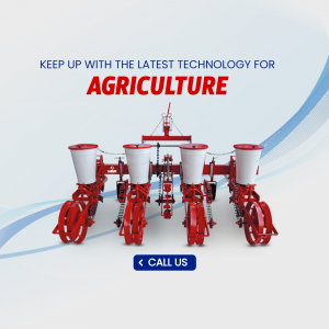 Modern Agricultural Planter Technology Creative Design For Instagram