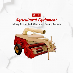 Affordable Agricultural Equipment For Modern Farming Marketing Image For LinkedIn