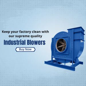 Industrial Centrifugal Blower Ad Marketing Image For Google Business Profile