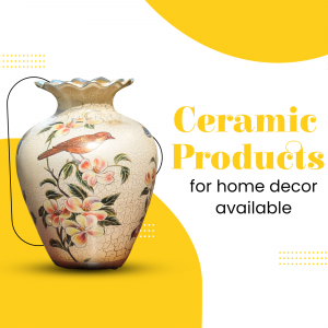 Elegant Decorative Ceramic Vase Image For WhatsApp