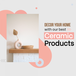 Minimalist Ceramic Home Decor Promotion Post For Threads