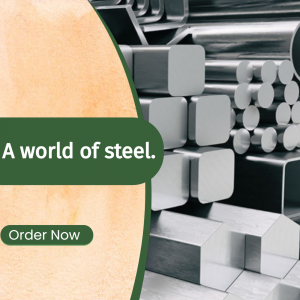 Industrial Steel Supply Advertisement Creative Design For LinkedIn