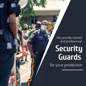 Professional Security Services Marketing Image For LinkedIn