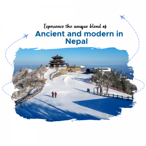 Experience The Unique Blend Of Ancient And Modern In Nepal Business Poster For Instagram