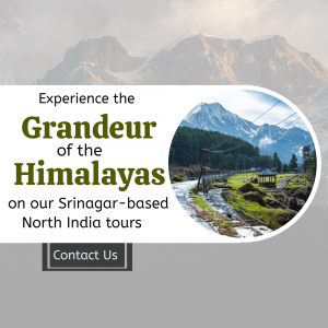 Experience The Grandeur Of The Himalayas Tour Promotional Banner For X