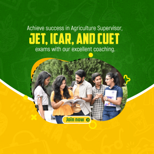 Agriculture Coaching Exam Preparation Branding Post For Google Business Profile