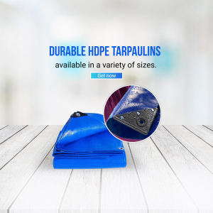 Durable HDPE Tarpaulins Template For X